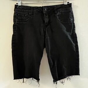 Suko Jeans | Black Denim Cutoffs